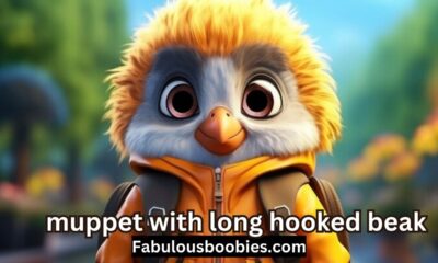 muppet with long hooked beak