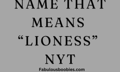 Name That Means Lioness NYT