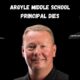 argyle middle school principal dies