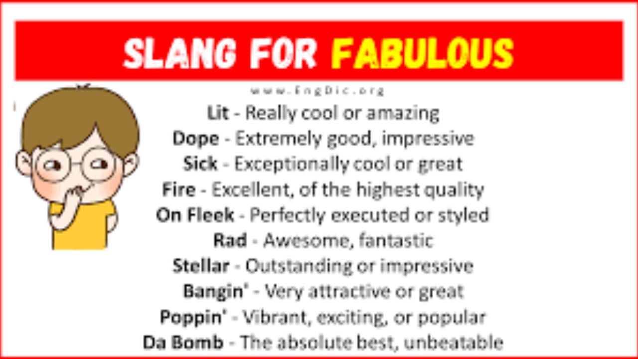 looks fabulous in slang nyt​