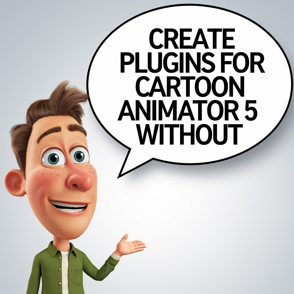 Create Plugins for Cartoon Animator 5 Without